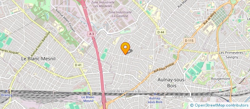localisation de l'entreprise L'AR&PUB à AULNAY-SOUS-BOIS