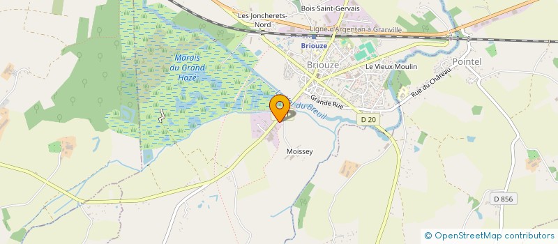localisation de l'entreprise L'ARABESQUE à BRIOUZE