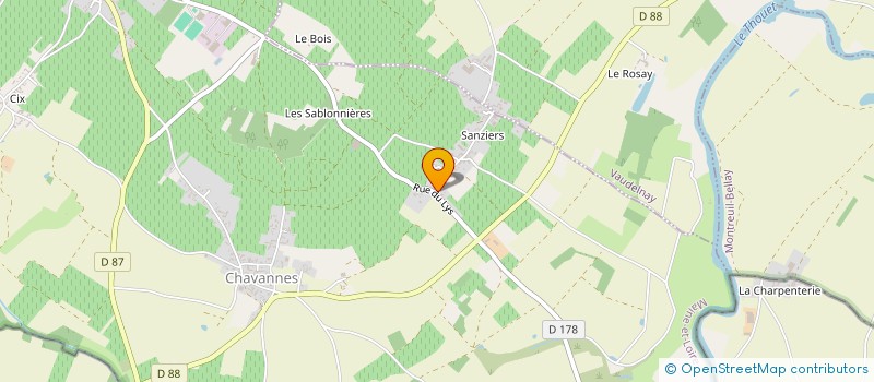 localisation de l'entreprise L'ARABESQUE DU REVE D'ALBATRE  BELLEVIGNE-LES-CHATEAUX