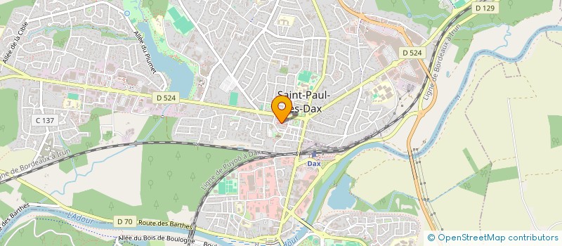 localisation de l'entreprise L'ARABUSTA à SAINT-PAUL-LES-DAX