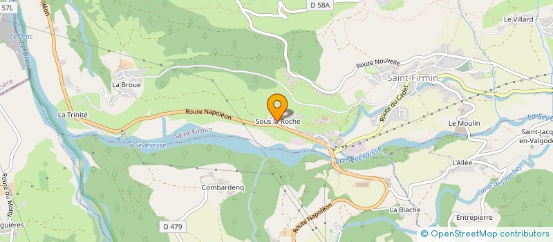 localisation de l'entreprise L'ARAIGNEE DE LA ROCHE  LE POET