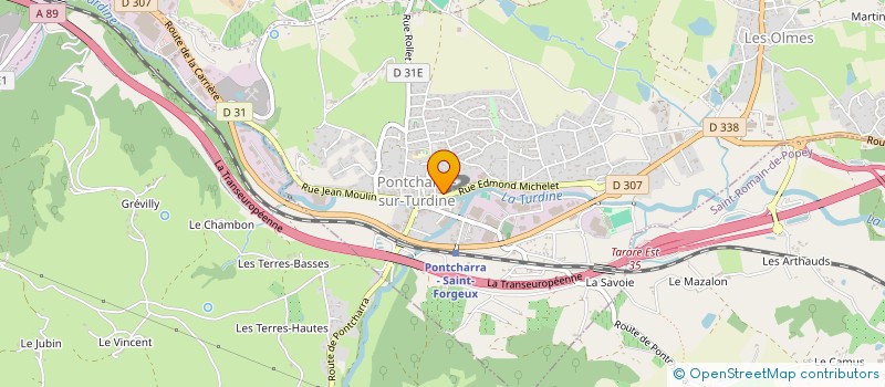 localisation de l'entreprise L'ARALIA SARL à VINDRY-SUR-TURDINE