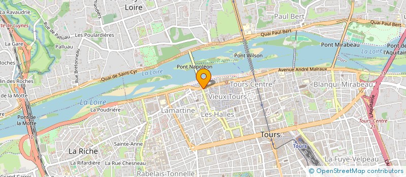 localisation de l'entreprise L ARAPEDE à TOURS