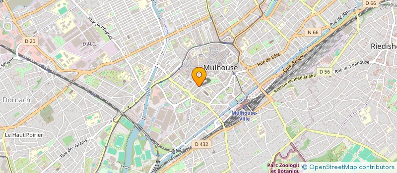 localisation de l'entreprise L'ARBALETE  MULHOUSE