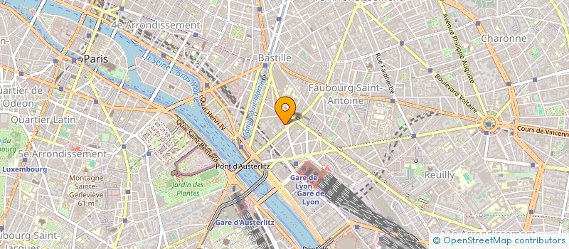 localisation de l'entreprise L'ARBALETTE  PARIS