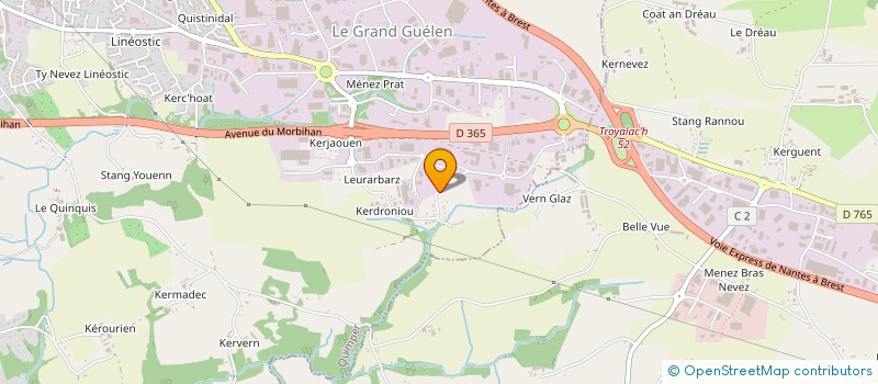 localisation de l'entreprise L'ARBONAMBULE à QUIMPER