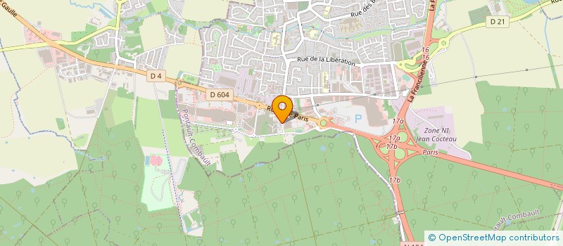localisation de l'entreprise L'ARBORE SENS à PONTAULT-COMBAULT