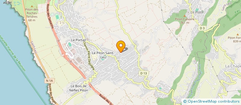 localisation de l'entreprise L'ARBORESCENCE  SAINT-LEU