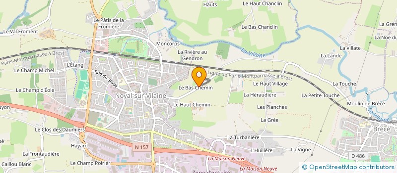 localisation de l'entreprise L'ARBORISTE  BRECE