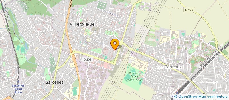 localisation de l'entreprise L'ARBRE  VILLIERS-LE-BEL