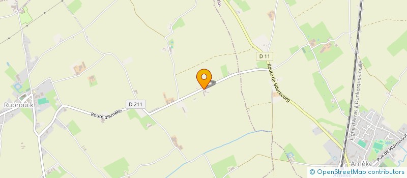 localisation de l'entreprise L'ARBRE  RUBROUCK