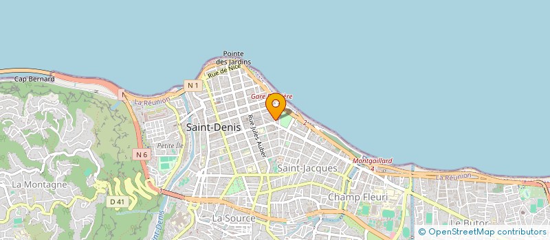 localisation de l'entreprise L'ARBRE A BIJOUX  SAINT-DENIS