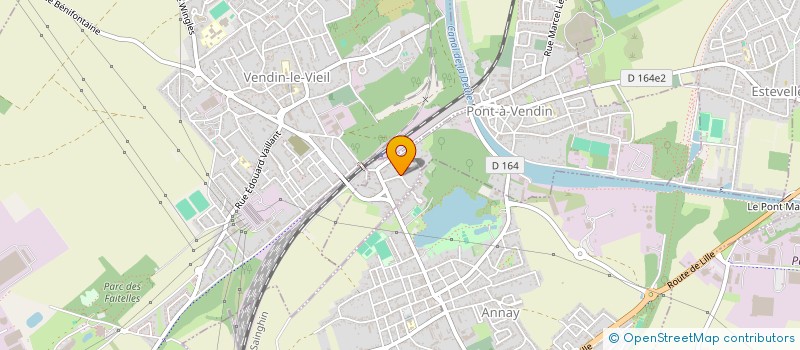 localisation de l'entreprise L'ARBRE A BULLES  PONT-A-VENDIN