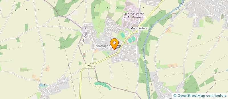 localisation de l'entreprise L'ARBRE A CABANES  CHARVIEU-CHAVAGNEUX