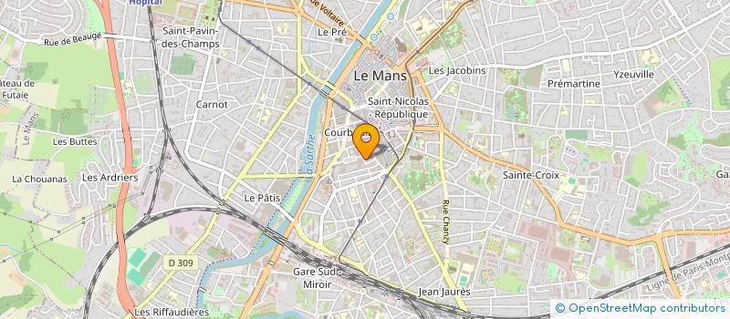 localisation de l'entreprise L ARBRE A CAM  LE MANS