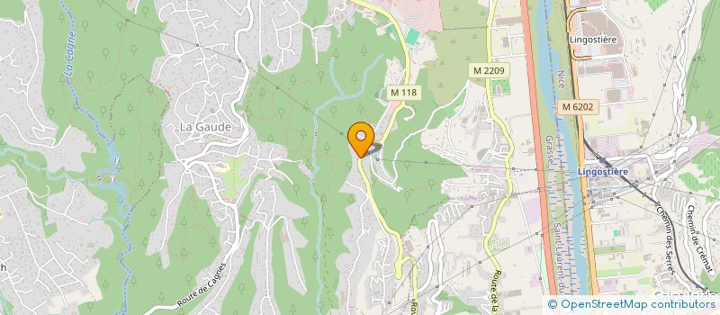 localisation de l'entreprise L'ARBRE A CASSEROLES  LA GAUDE