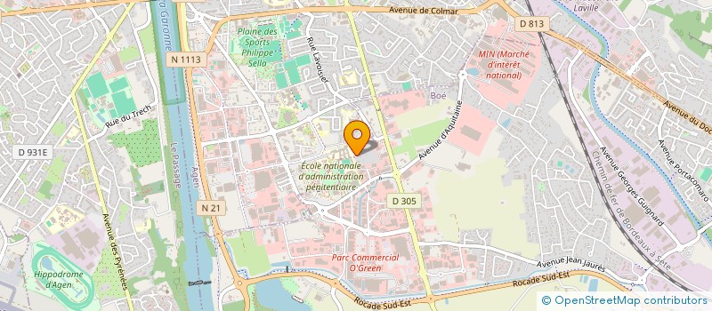 localisation de l'entreprise L'ARBRE A CHADEQUES  AGEN