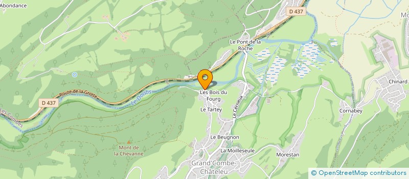 localisation de l'entreprise L'ARBRE A CHAPEAUX  GRAND'COMBE-CHATELEU