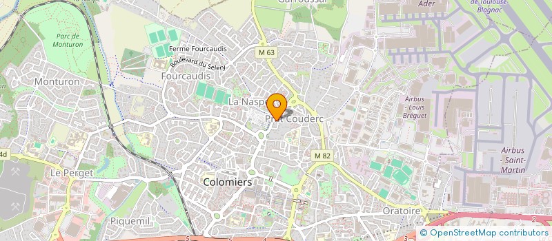 localisation de l'entreprise L'ARBRE A COULEURS à COLOMIERS