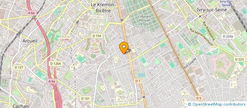 localisation de l'entreprise L'ARBRE A COULISSES à VILLEJUIF