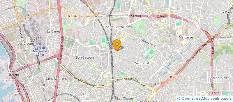 localisation de l'entreprise L'ARBRE A CRAYONS  MARSEILLE