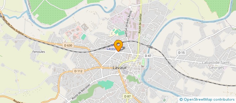 localisation de l'entreprise L'ARBRE A DANSER  LAVAUR