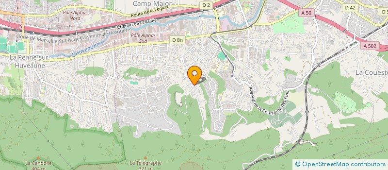 localisation de l'entreprise L ARBRE A GRAINE à AUBAGNE
