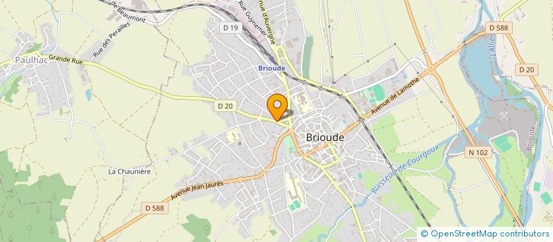 localisation de l'entreprise L' ARBRE A HISTOIRES - POUR LA PROMOTION DU CONTE ET DES RECITS DE LA LITTERATURE ORALE à BRIOUDE