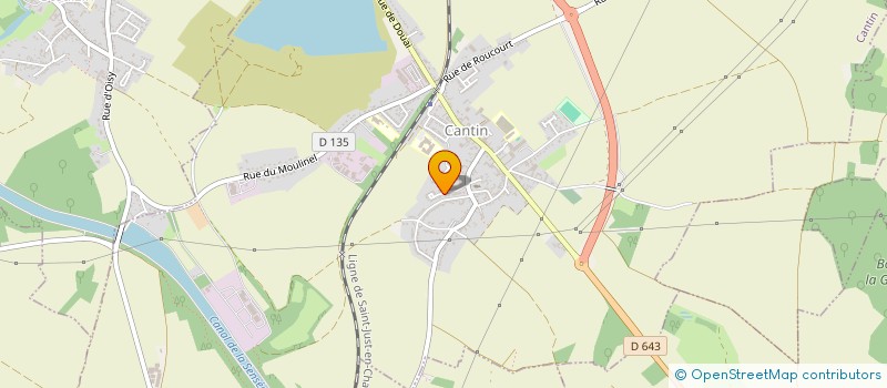 localisation de l'entreprise L'ARBRE A LIRE  CANTIN