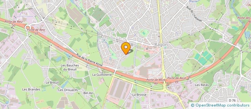localisation de l'entreprise L' ARBRE A LUCIOLES à REZE