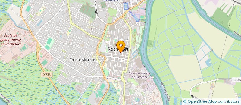 localisation de l'entreprise L'ARBRE A MOTS  ROCHEFORT