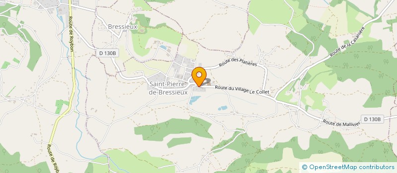 localisation de l'entreprise L'ARBRE A NOIX à SAINT-PIERRE-DE-BRESSIEUX
