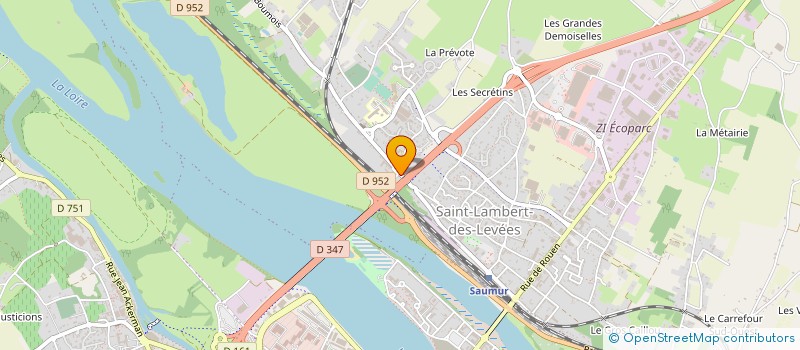 localisation de l'entreprise L'ARBRE A PAIN à SAUMUR