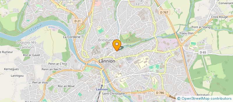 localisation de l'entreprise L ARBRE A PAROLE  PLOUMILLIAU