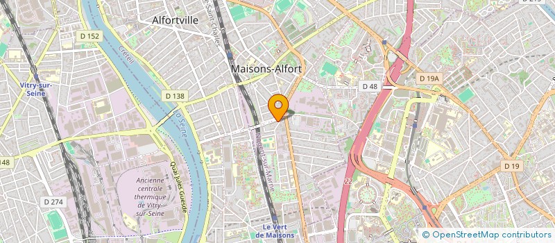 localisation de l'entreprise L'ARBRE A PLUMES à MAISONS-ALFORT