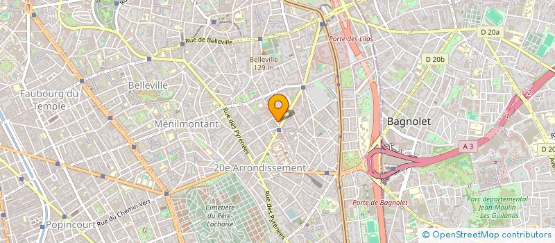 localisation de l'entreprise L'ARBRE A PLUMES  PARIS