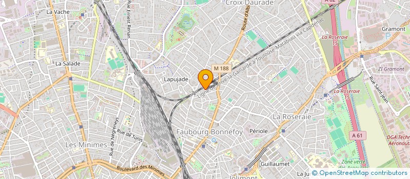 localisation de l'entreprise L'ARBRE A PLUMES à TOULOUSE