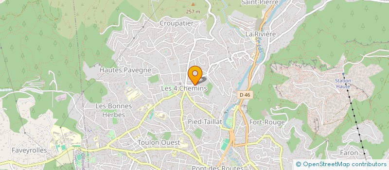 localisation de l'entreprise L'ARBRE A POSTURES  TOULON