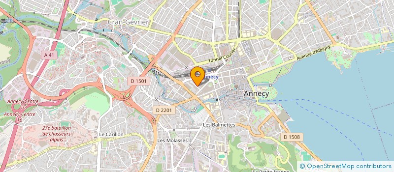 localisation de l'entreprise L'ARBRE A SOINS à ANNECY