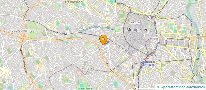 localisation de l'entreprise L ARBRE A THEATRE à MONTPELLIER