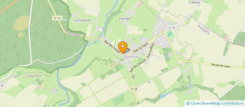 localisation de l'entreprise L'ARBRE ASS RURALE BOUGER REUSSIR ENSEMB  BALLEROY-SUR-DROME