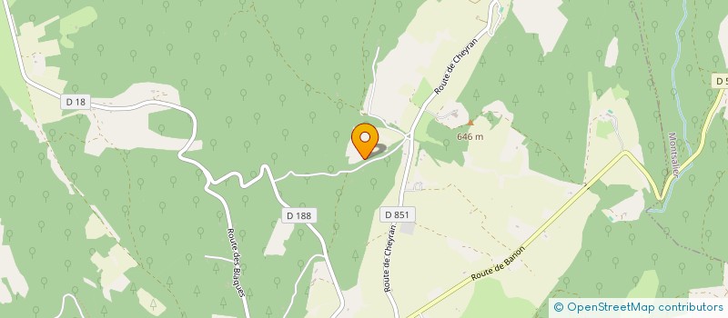 localisation de l'entreprise L ARBRE AUX CHATS  REDORTIERS