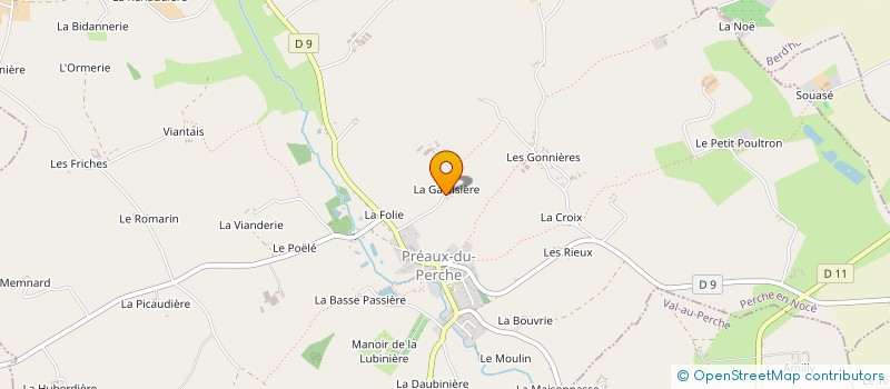 localisation de l'entreprise L'ARBRE AUX SIGNES à PERCHE-EN-NOCE