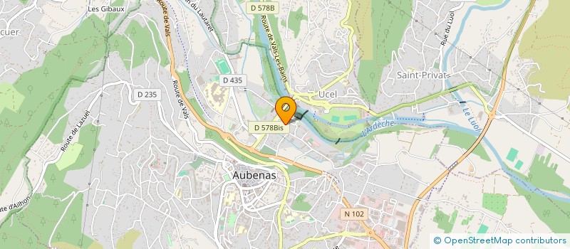 localisation de l'entreprise L'ARBRE AUX TALENTS à AUBENAS