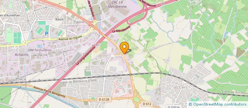 localisation de l'entreprise L'ARBRE BITERROIS à VILLENEUVE-LES-BEZIERS