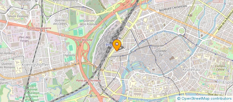 localisation de l'entreprise L'ARBRE D'EN FACE à STRASBOURG
