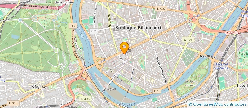 localisation de l'entreprise L ARBRE DE COEUR à BOULOGNE-BILLANCOURT