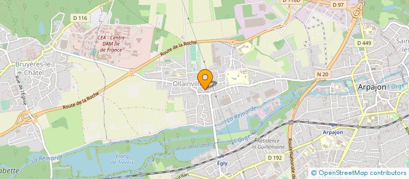 localisation de l'entreprise L'ARBRE DE COMM'  OLLAINVILLE