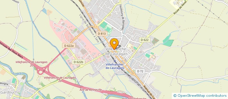 localisation de l'entreprise L'ARBRE DE L'EVEIL MUSICAL  VILLEFRANCHE-DE-LAURAGAIS