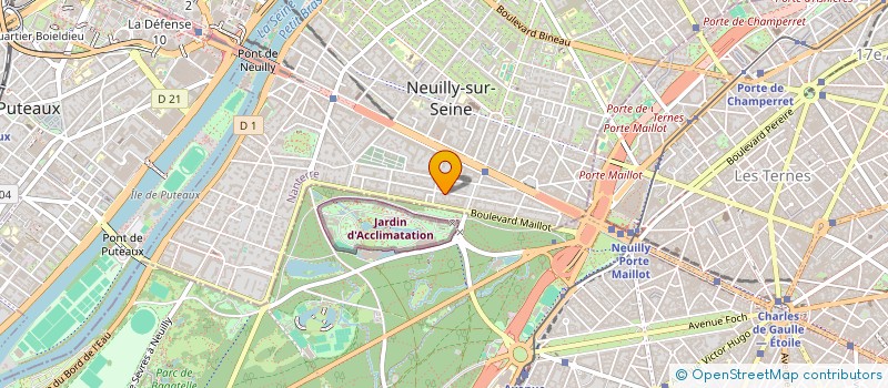 localisation de l'entreprise L'ARBRE DE LA COLOMBE à NEUILLY-SUR-SEINE